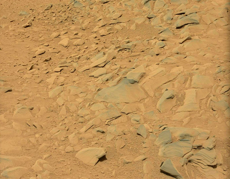 Марс от марсохода Curiosity