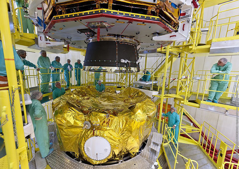 Fregat upper stage with Gaia telescope