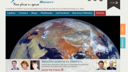 Главная страница сайта Планетарного Сообщества (Planetary Society) США.