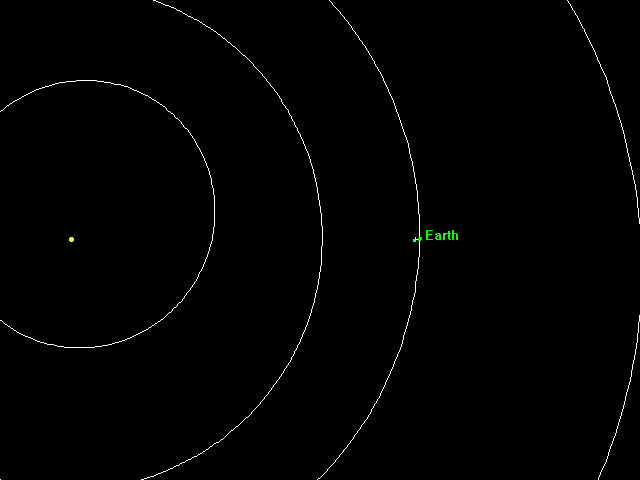 траектория астероида J002e3