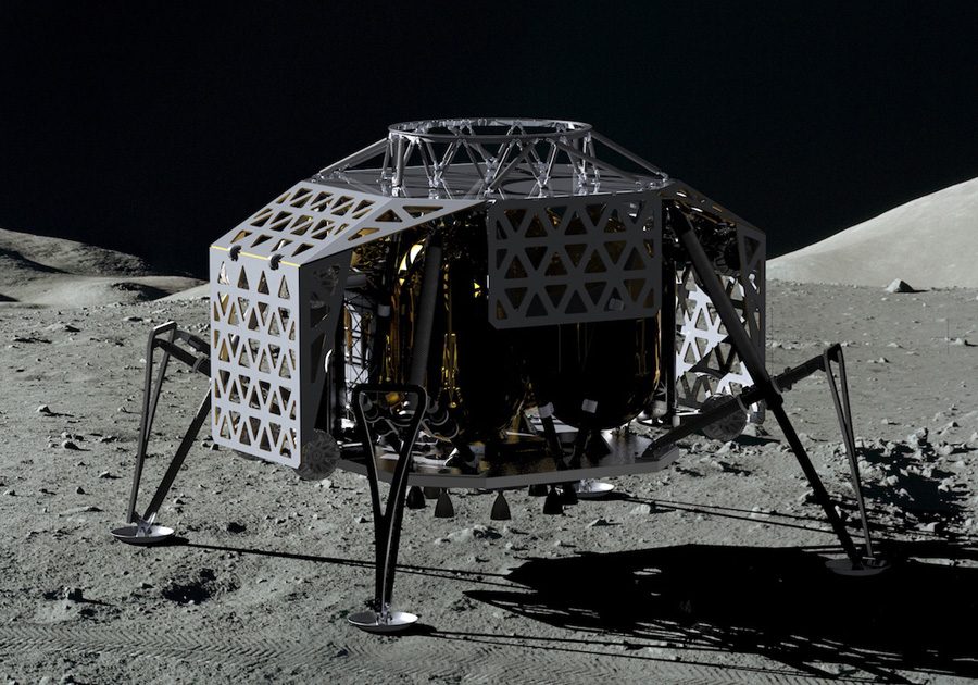 спускаемый на Луну аппарат ALINA команды участников Google Lunar XPrise