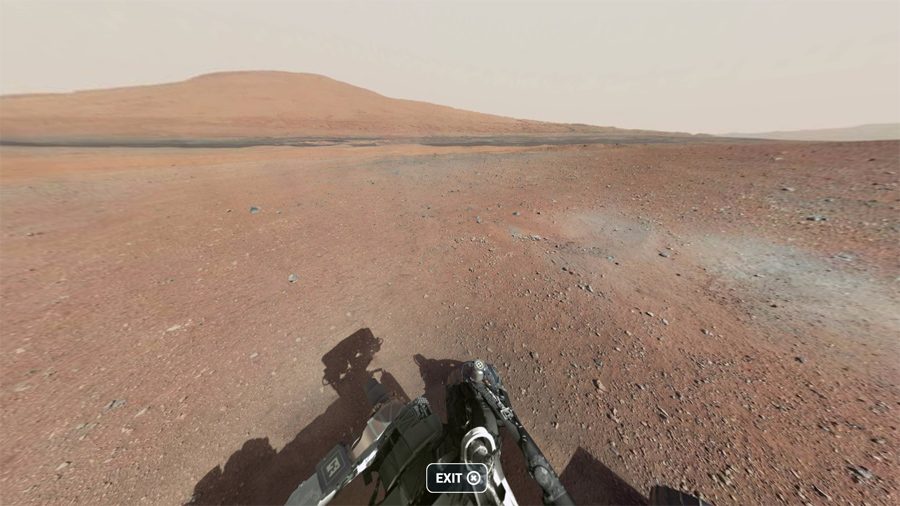 цвет Марса снимок с марсохода Curiosity