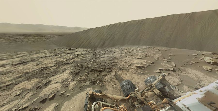 панорама с марсохода Curiosity
