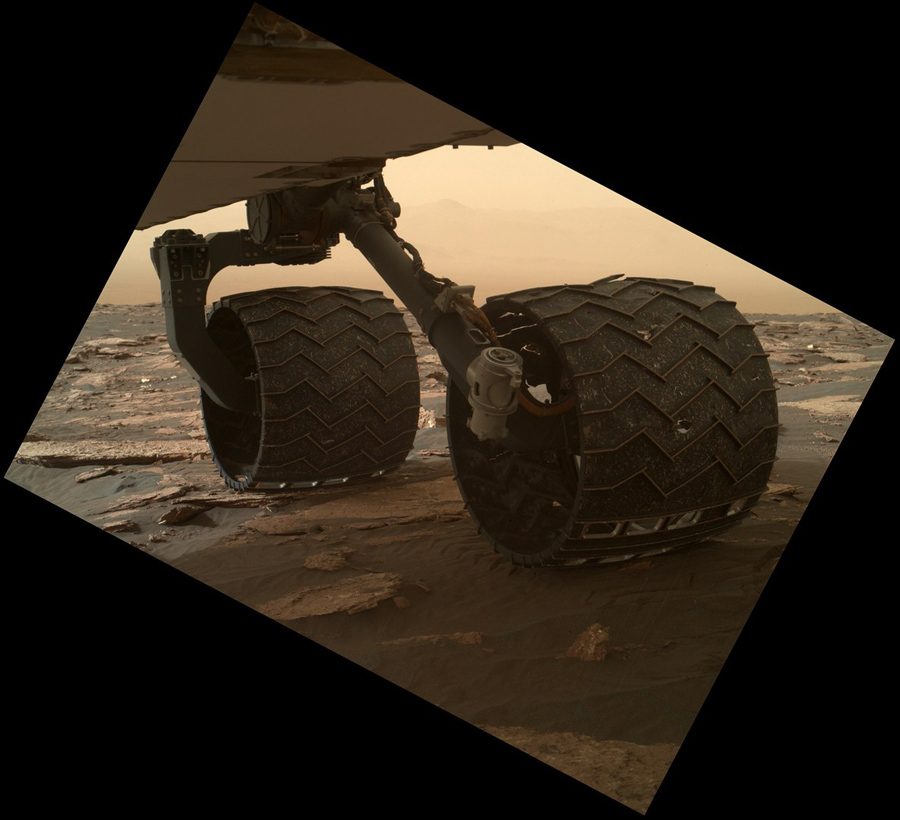 разрушение колес марсохода Curiosity