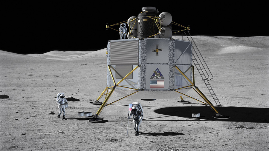проект лунного посадочного модуля Altair