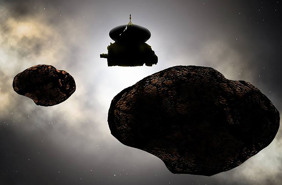 сближение New Horizons с астероидом MU69