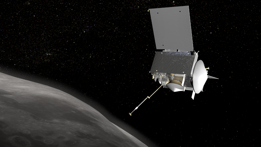 встреча аппарата OSIRIS-REx с астероидом