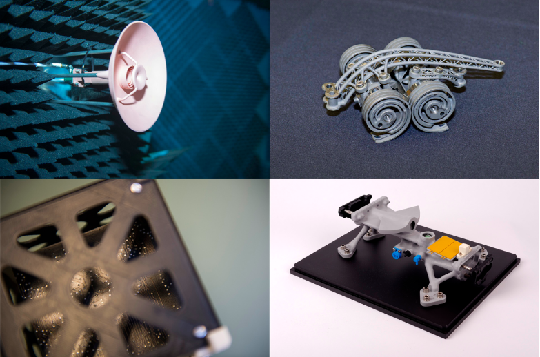 детали для космических аппаратов распечатанные по заказу на 3D-принтере