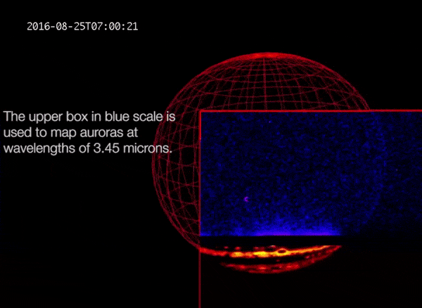 съемка Юпитера инфракрасным спектрометром