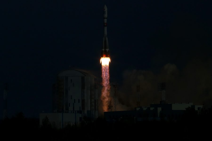 Старт ракеты «Союз-2.1а» с космодрома Восточный
