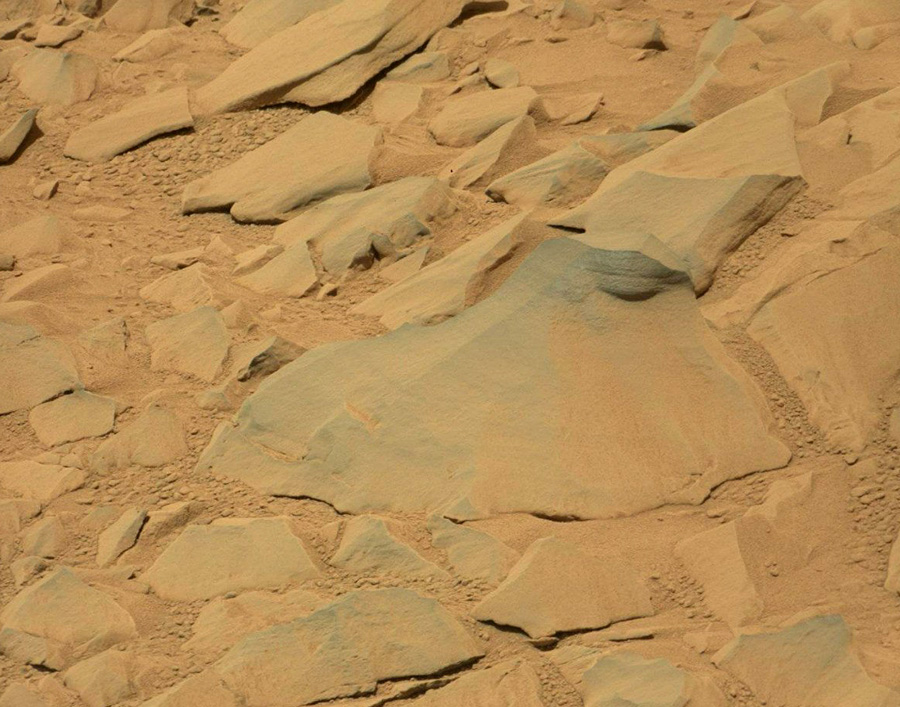 Марс от марсохода Curiosity