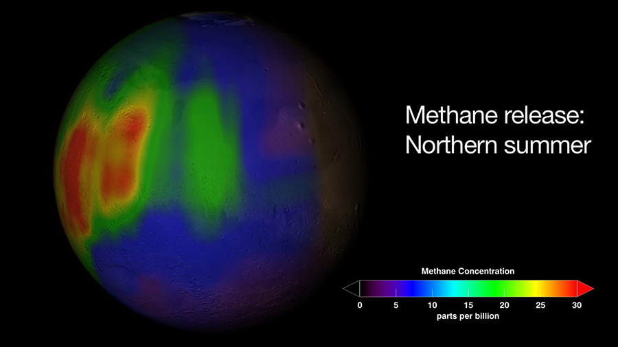 Метан на Марсе