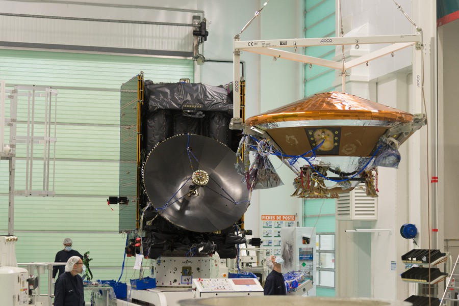 Mechanical mating of TGO and EDM to become ExoMars SCC