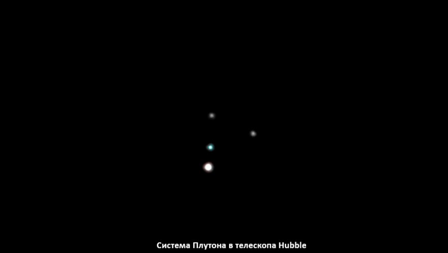 Плутон с телескопа Hubble 