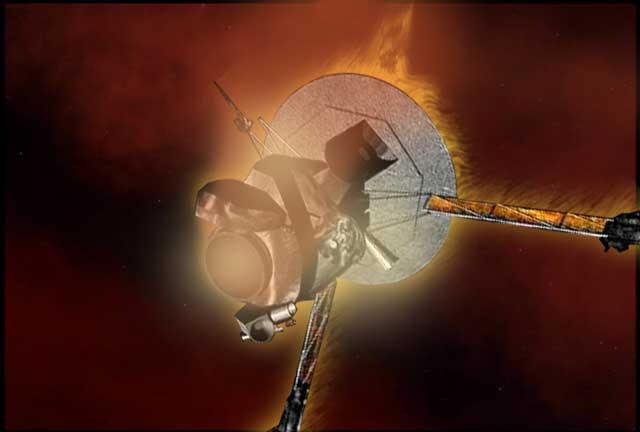 спуск зонда Galileo в атмосферу Юпитера