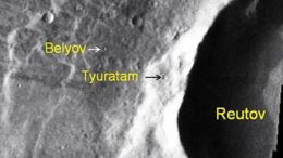 кратеры у места посадки «Марса-3»