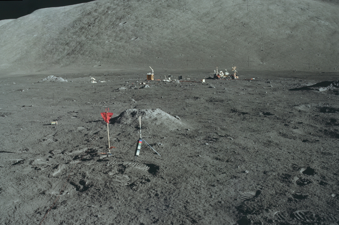 Место посадки Apollo 17