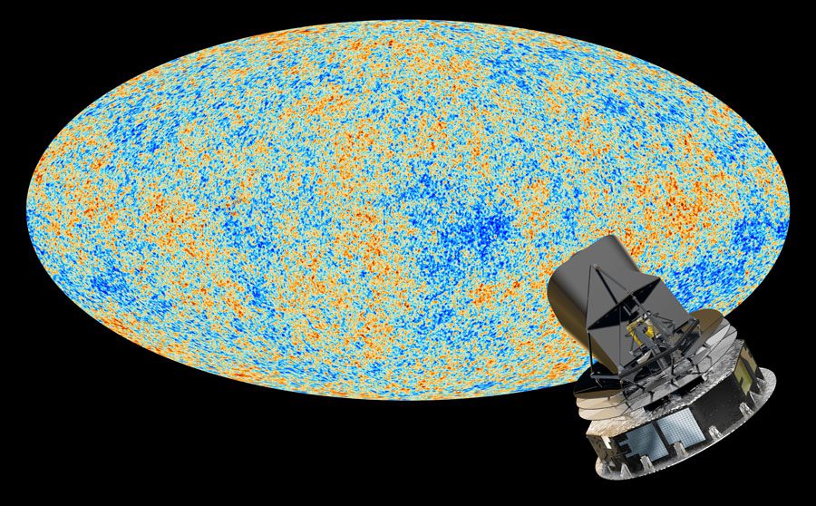 Космический телескоп ESA Planck и его карта реликтового излучения