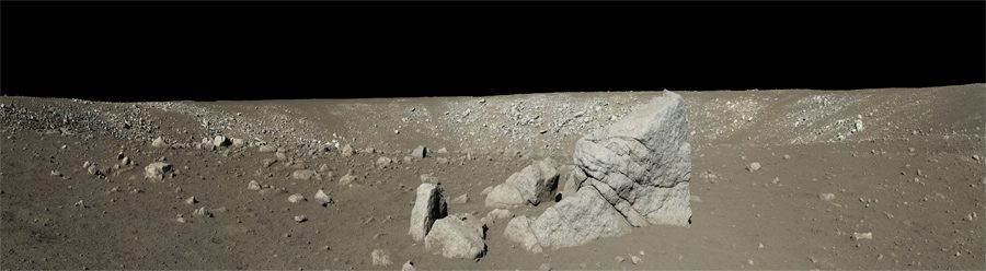 Панорама Луны с китайского лунохода Yutu