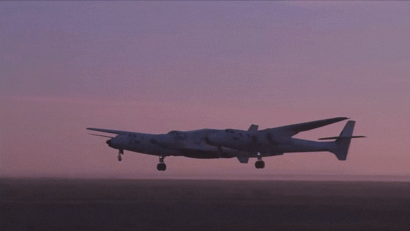 испытания суборбитального самолета SpaceShipTwo