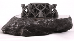 объект распечатанный на 3D-принтере из металла с метеорита