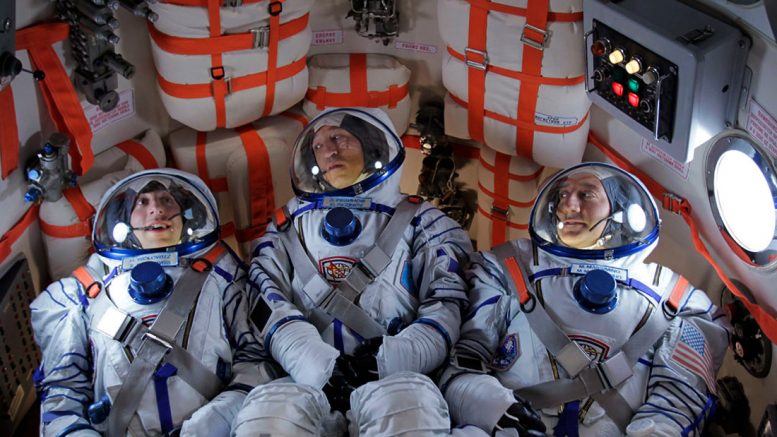 Экипаж корабля «Союз» перед отправкой на МКС