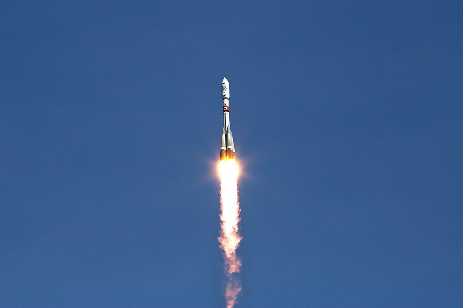 Ракета «Союз-2.1а» при старте с космодрома Восточный