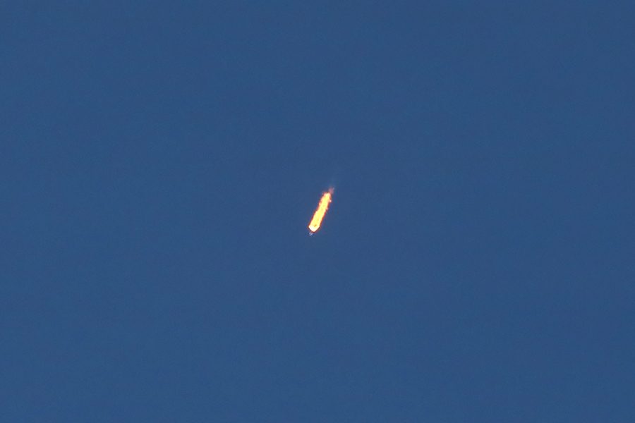 Выход ракеты «Союз-2.1а» в тонкие слои атмосферы