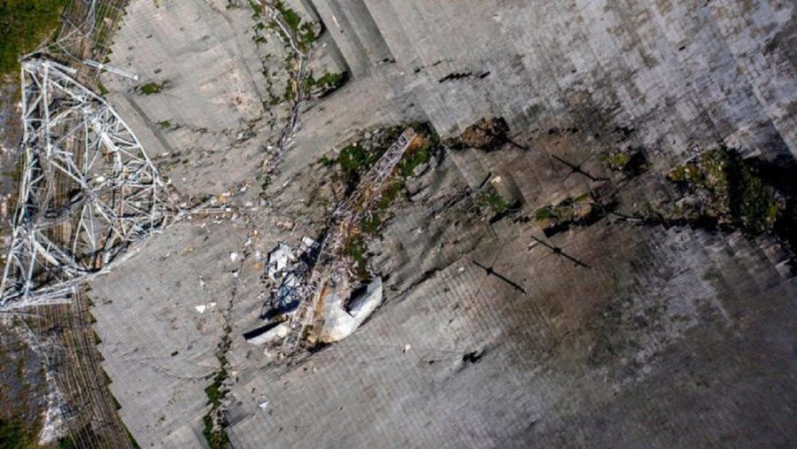 Разрушенный Arecibo 