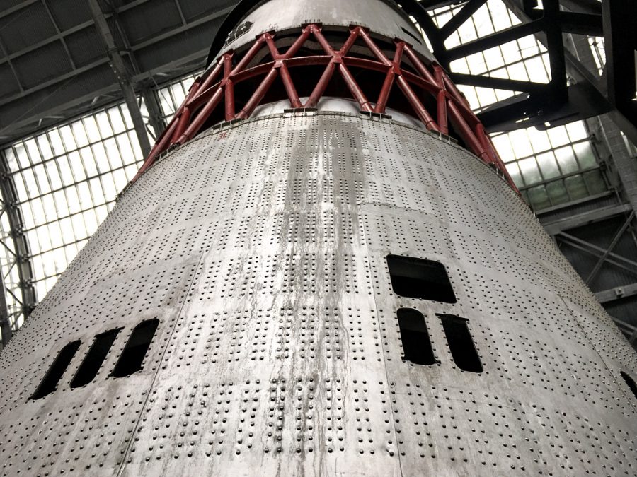 Макет ракеты Н-1 в «Центре космонавтика и авиация» (бывший павильон «Космос») на ВДНХ в Москве. Фото автора