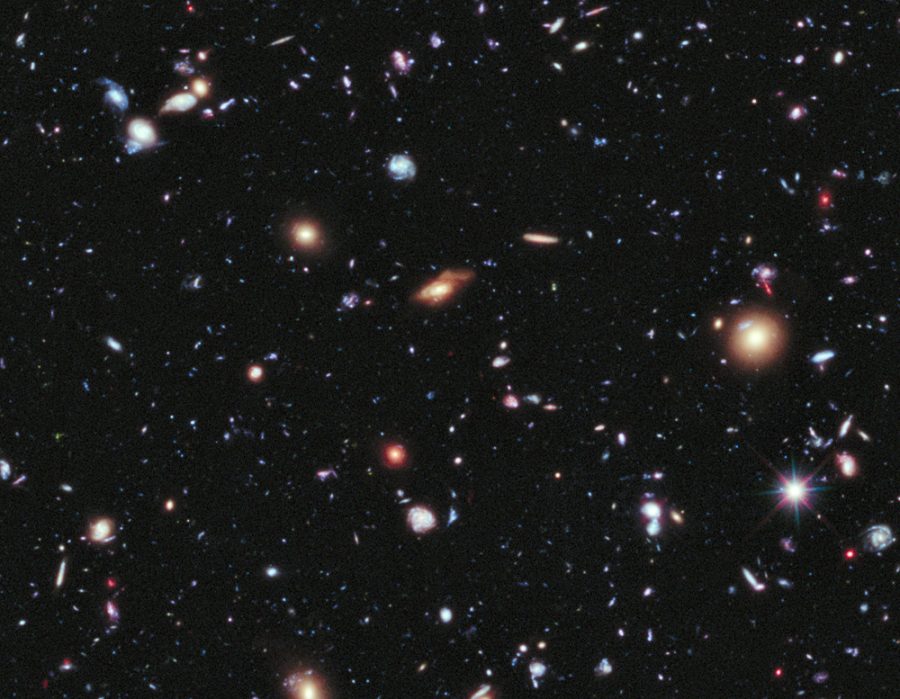 съемка Hubble eXtreme Deep Field 